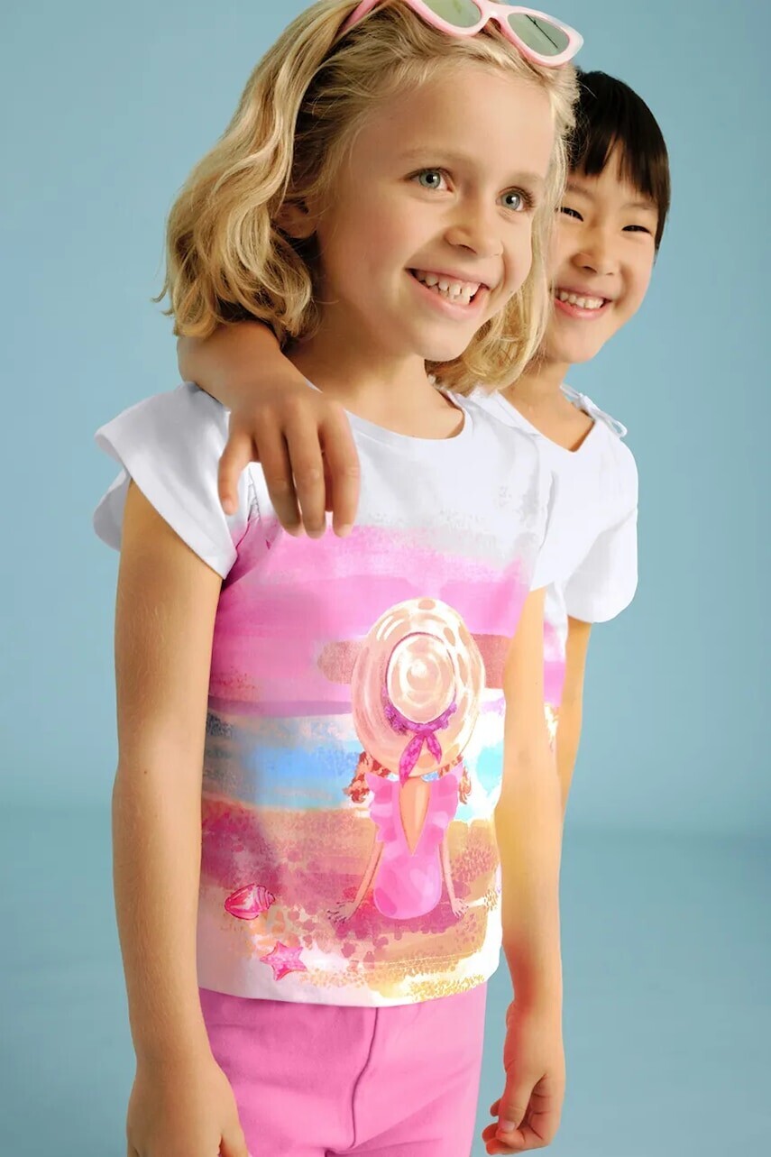 Detská bavlnená súprava Mayoral ružová farba, 3711