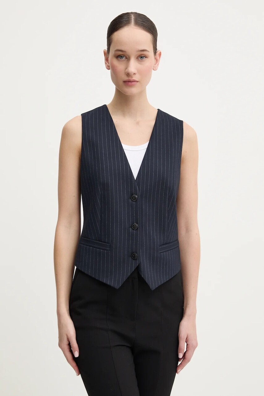 Vesta HUGO tmavomodrá farba, jednoradová, 50536433