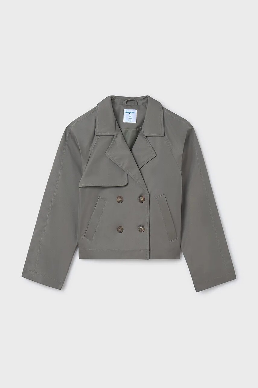 Detská bunda Mayoral zelená farba, 6410