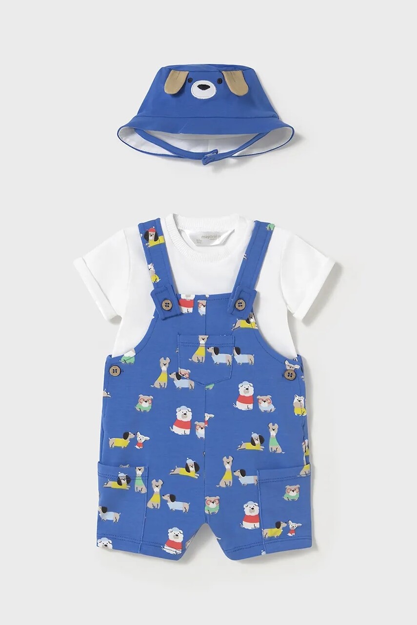 Sada pre bábätká Mayoral Newborn tyrkysová farba, 1624