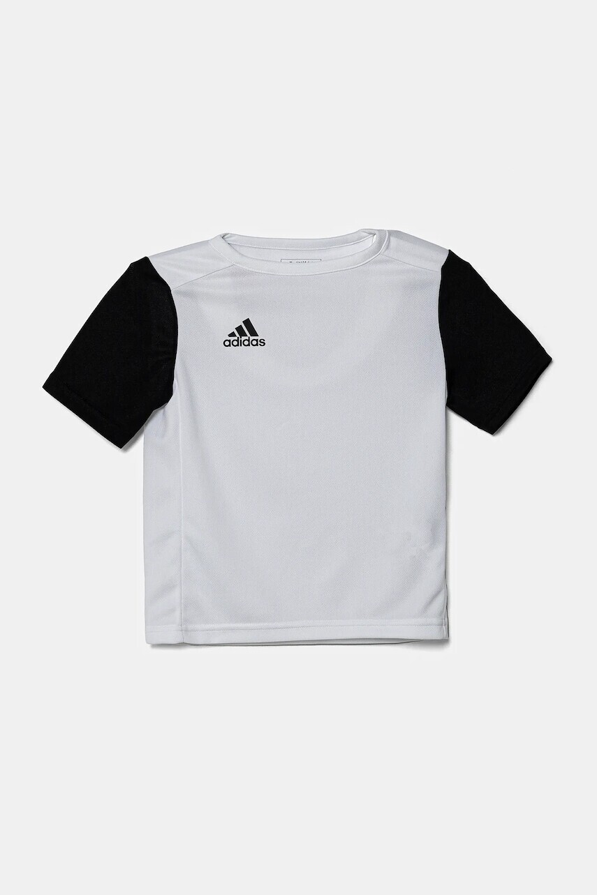 Detské tričko adidas Performance biela farba, s potlačou, DP3221