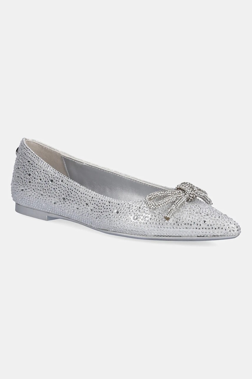 Baleríny Steve Madden Elina-R strieborná farba, SM11002812