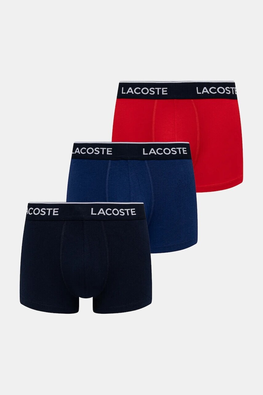 Boxerky Lacoste 3-pak biela farba, 5H1300