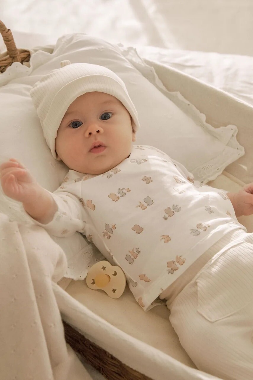 Sada pre bábätká Mayoral Newborn béžová farba, 9906