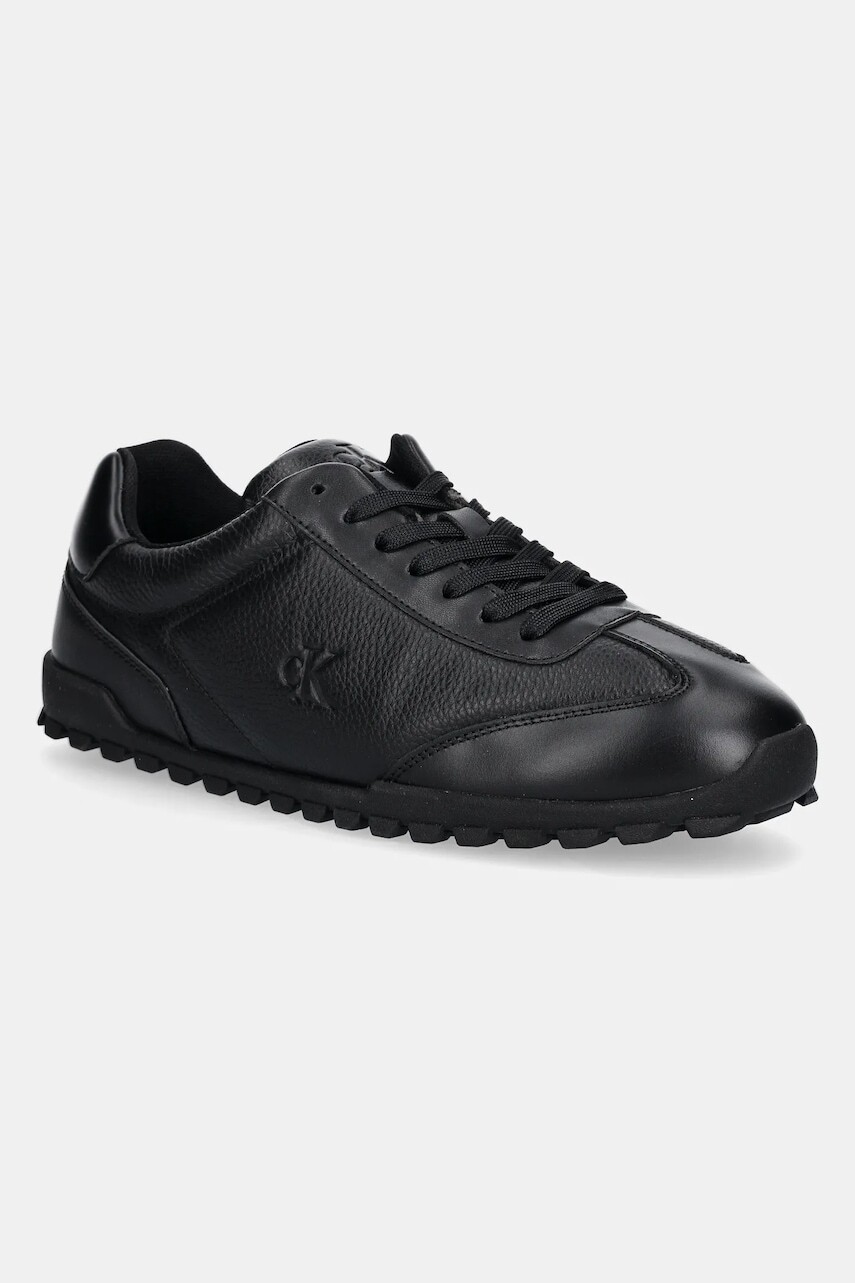 Tenisky Calvin Klein Jeans LOW PROFILE RUNNER CM pánske, čierna farba, YM0YM01191