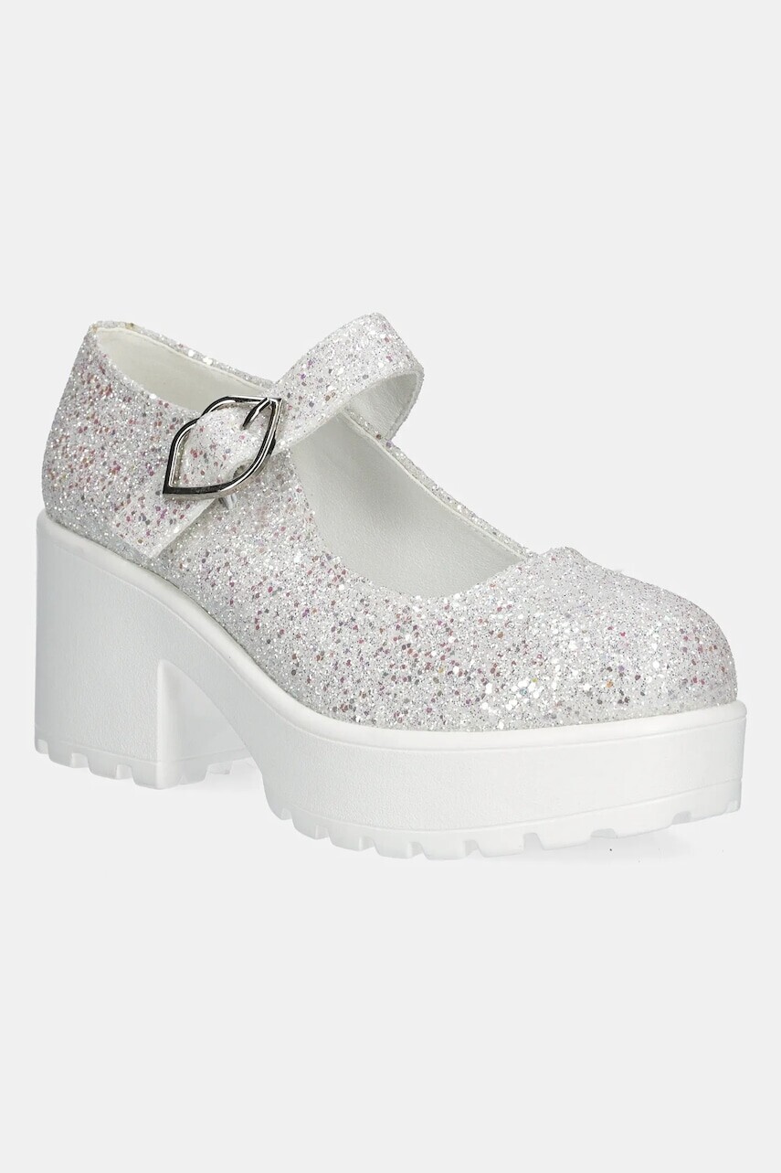 Lodičky Koi Footwear biela farba, na podpätku, Damn it Janet!
