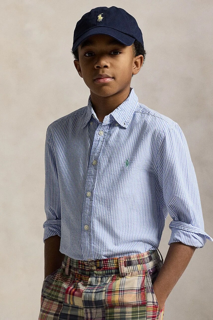 Detská bavlnená košeľa Polo Ralph Lauren 323964692001
