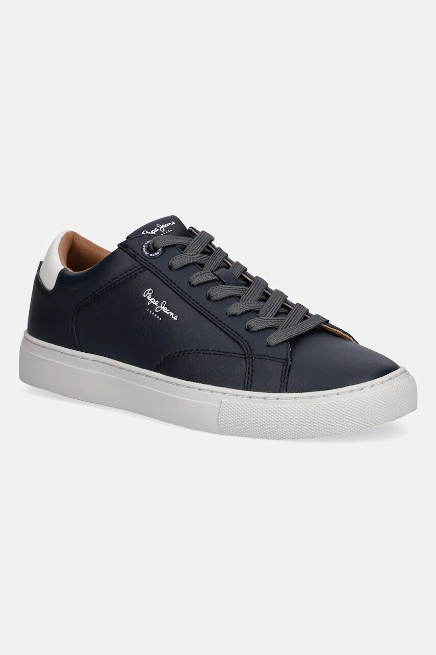 Tenisky Pepe Jeans JOE BASIC pánske, tmavomodrá farba, PMS00048