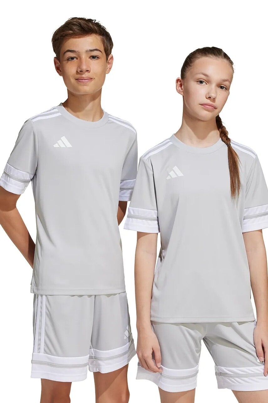 Detské tričko adidas Performance šedá farba, JJ0061