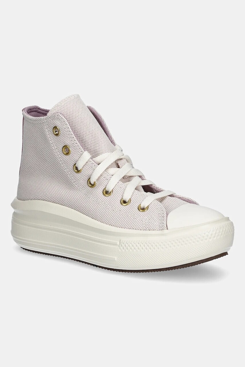 Detské tenisky Converse Chuck Taylor All Star Move ružová farba, A12618C