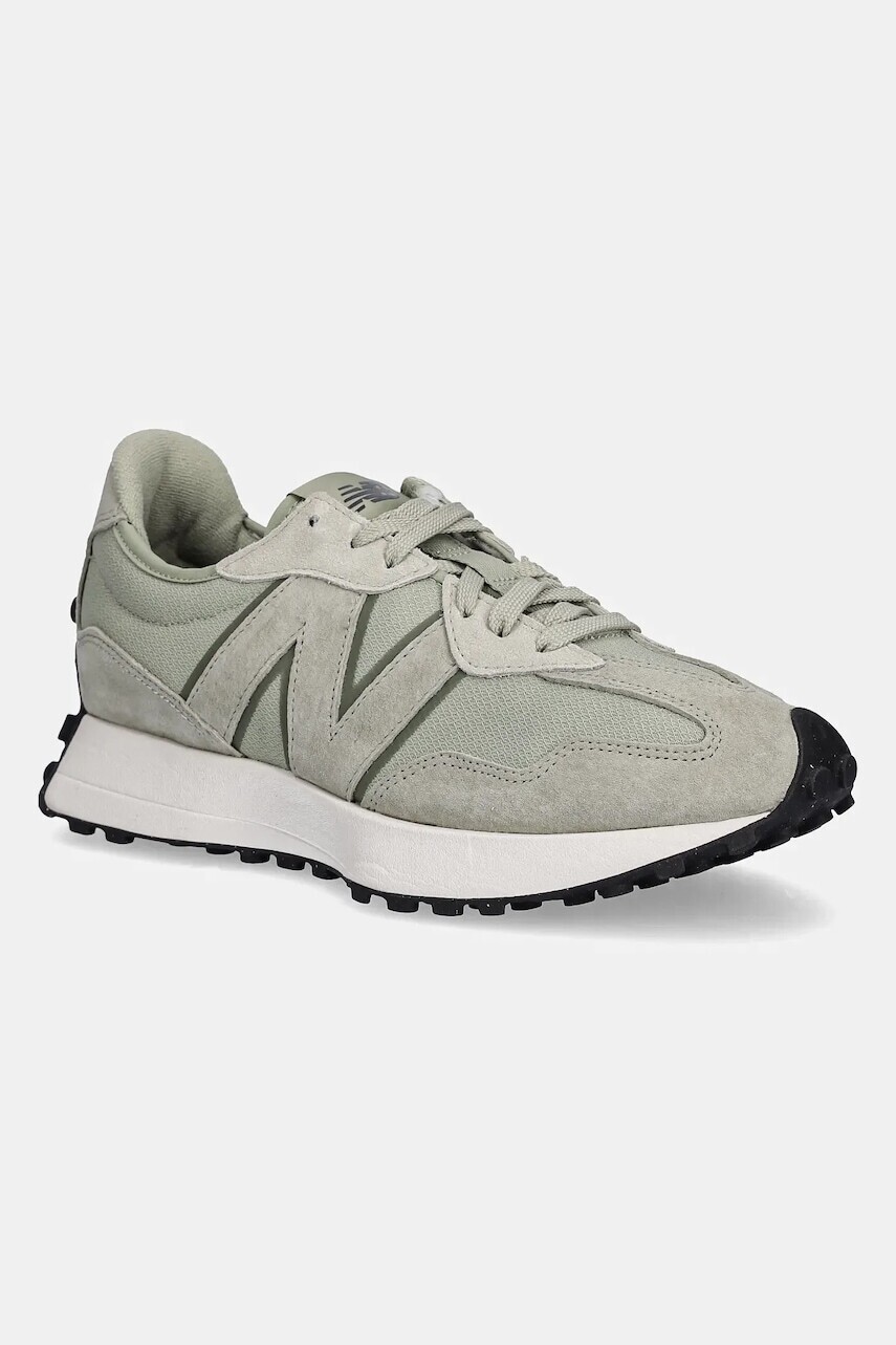 Tenisky New Balance 327 zelená farba, U327SWC