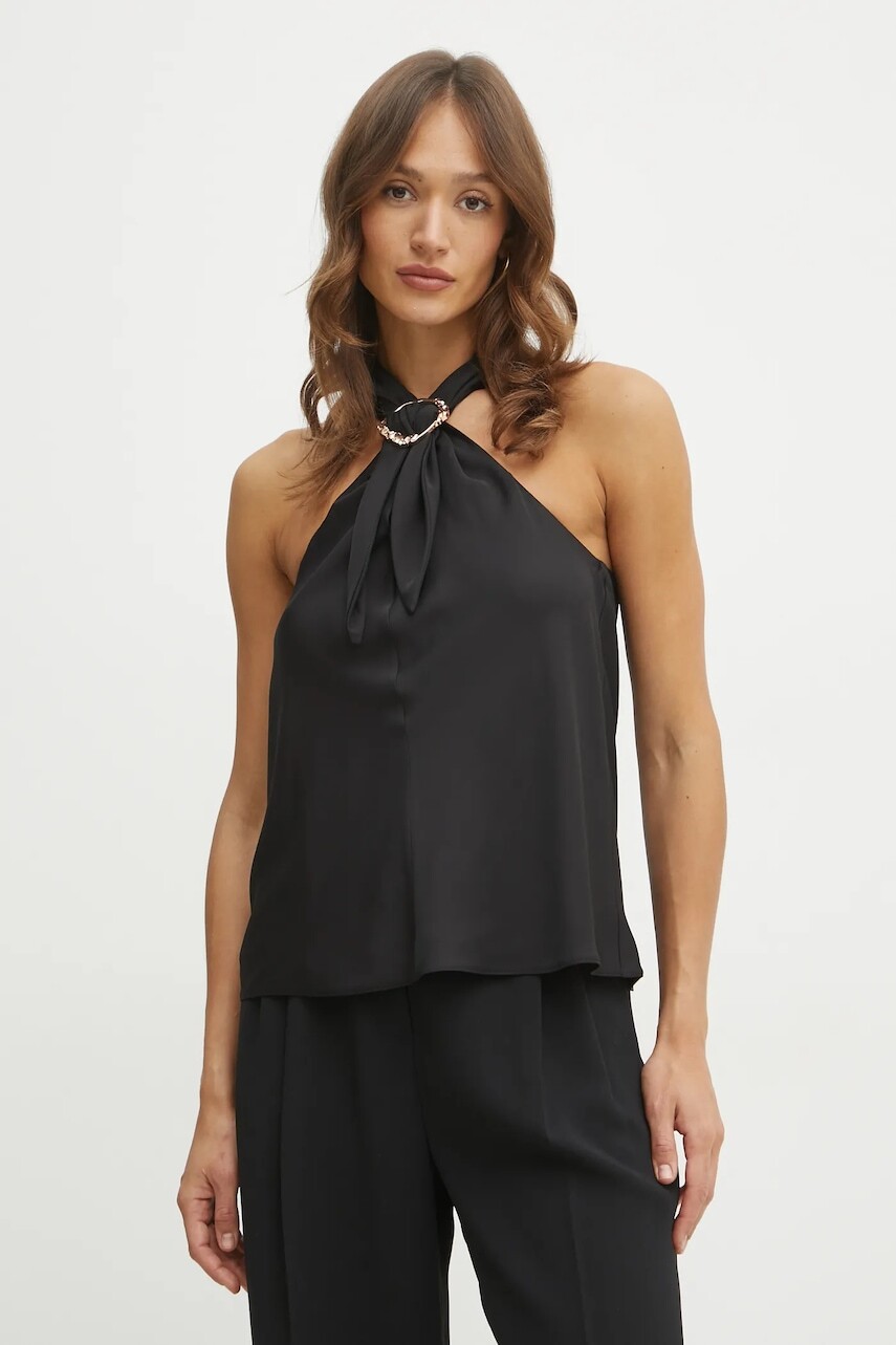 Top Marella BERMUDA dámska, čierna farba, jednofarebná, 2513161013200