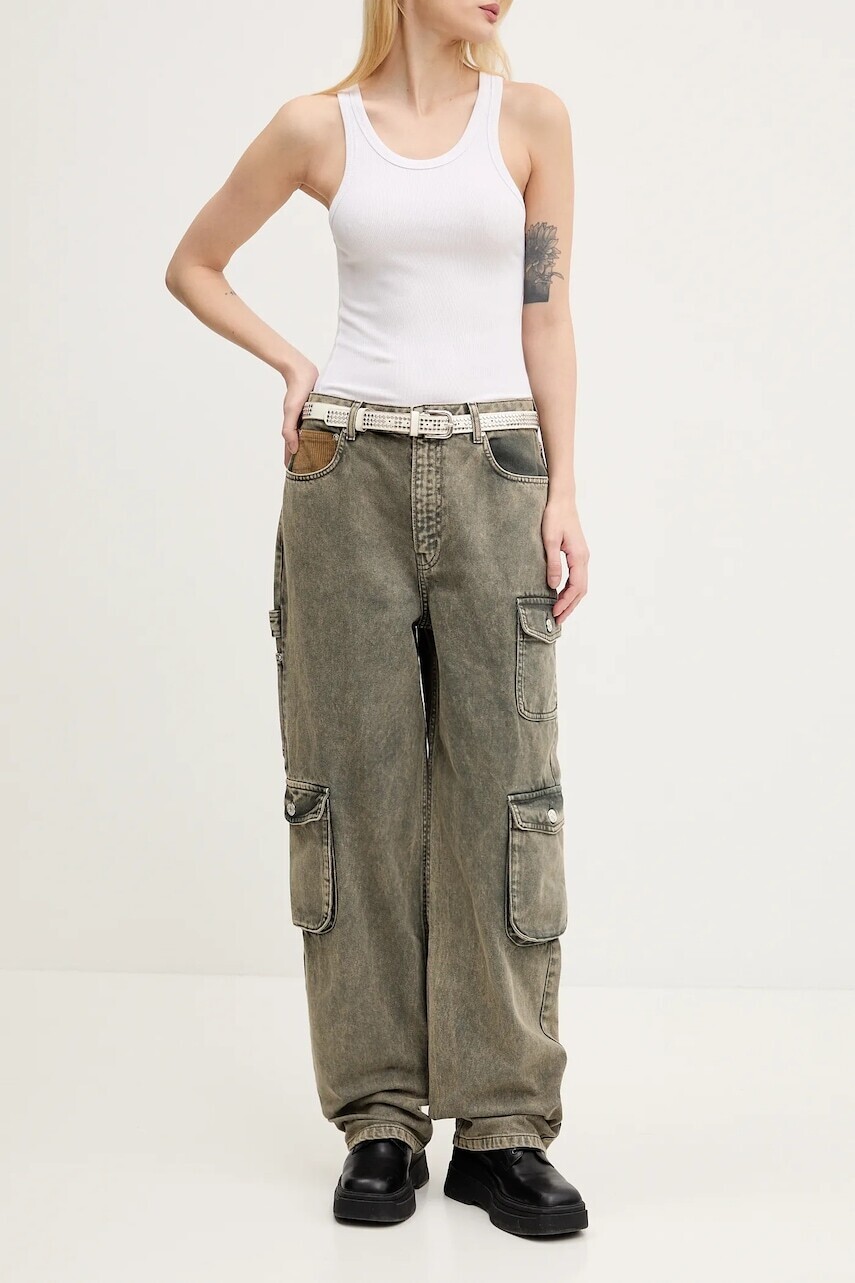 Rifle Moschino Jeans dámske, stredne vysoký pás, 0325 3218