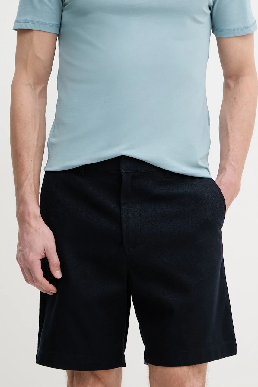 Šortky Armani Exchange pánske, tmavomodrá farba, XM000419 AF13179