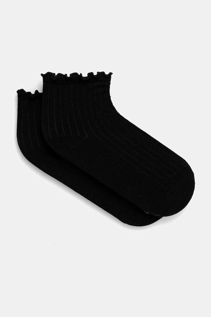 Ponožky Vans dámske, čierna farba, VN000NCYBLK1