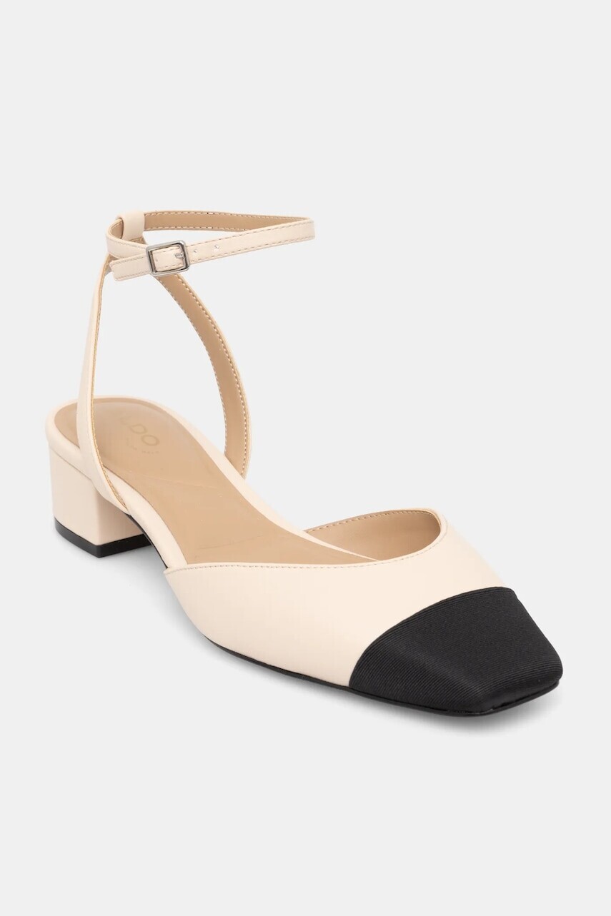 Lodičky Aldo 13917609 béžová farba, na podpätku, s otvorenou pätou, ADRIENA