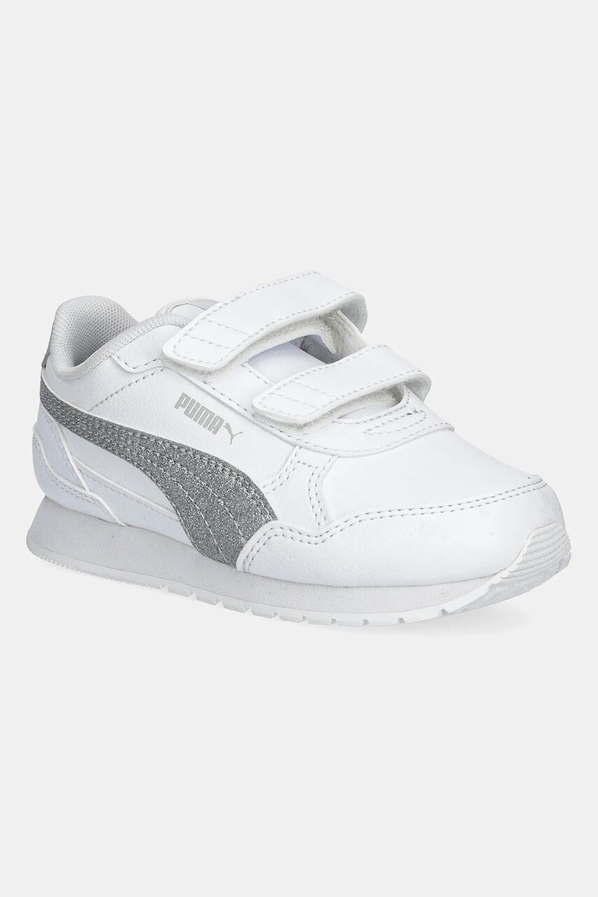Detské tenisky Puma ST Runner v4 SL Glitter V biela farba, 401592