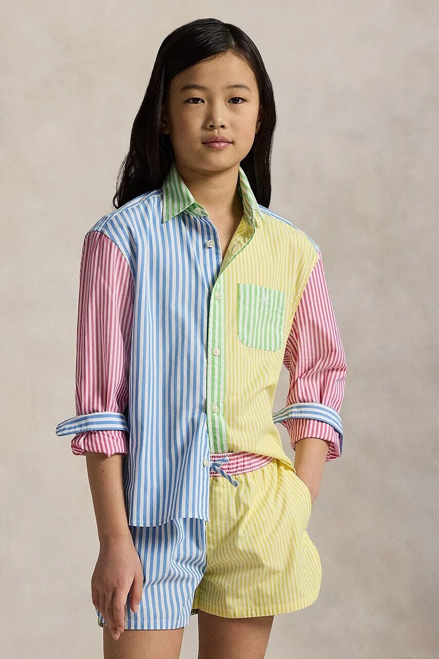 Detská bavlnená košeľa Polo Ralph Lauren 313964276001