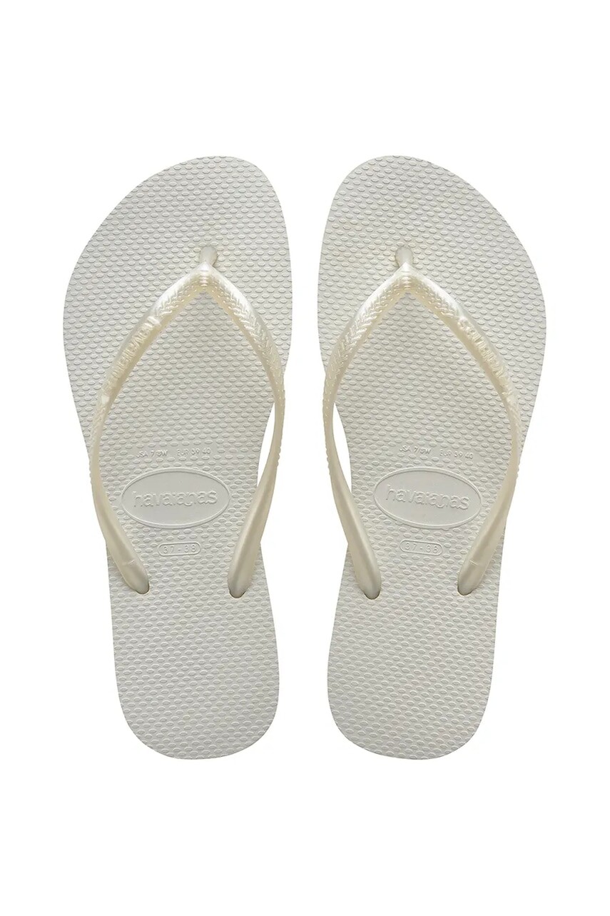Detské žabky Havaianas SLIM biela farba, 4000030