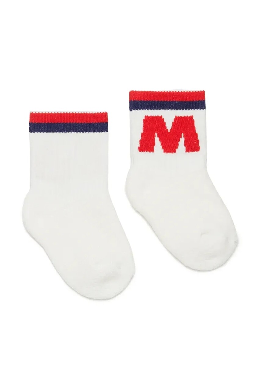 Detské ponožky Marni MZ35B SOCKS biela farba, M01468