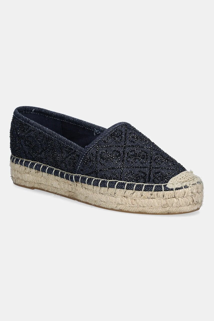 Espadrilky Guess JOLANDYN tmavomodrá farba, FLJODY DEN14