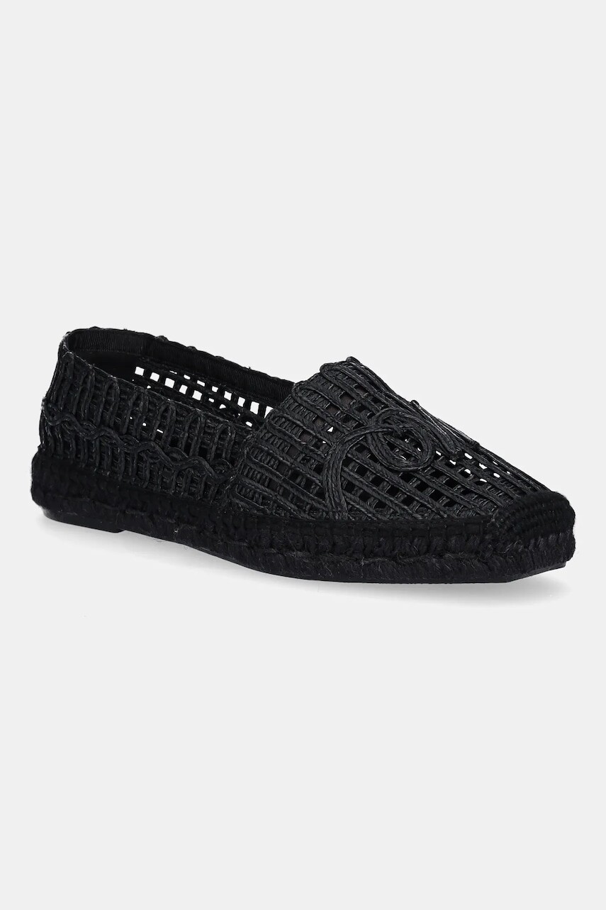 Espadrilky Weekend Max Mara ILMES čierna farba, 2515521135600