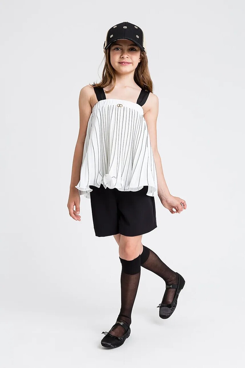 Detská blúzka Twinset biela farba, vzorovaná, 251GJ2QL1