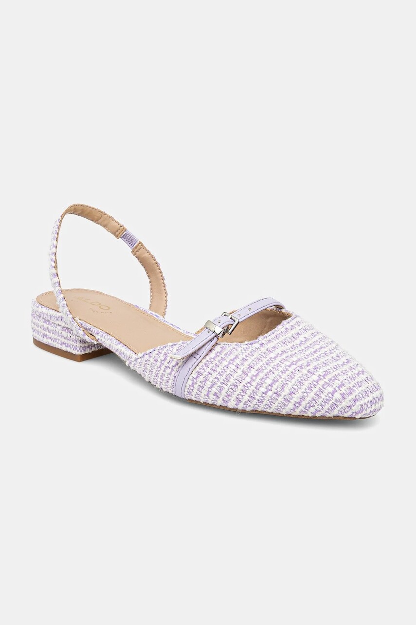 Baleríny Aldo FLINTSTONE fialová farba, s otvorenou pätou, 13966810