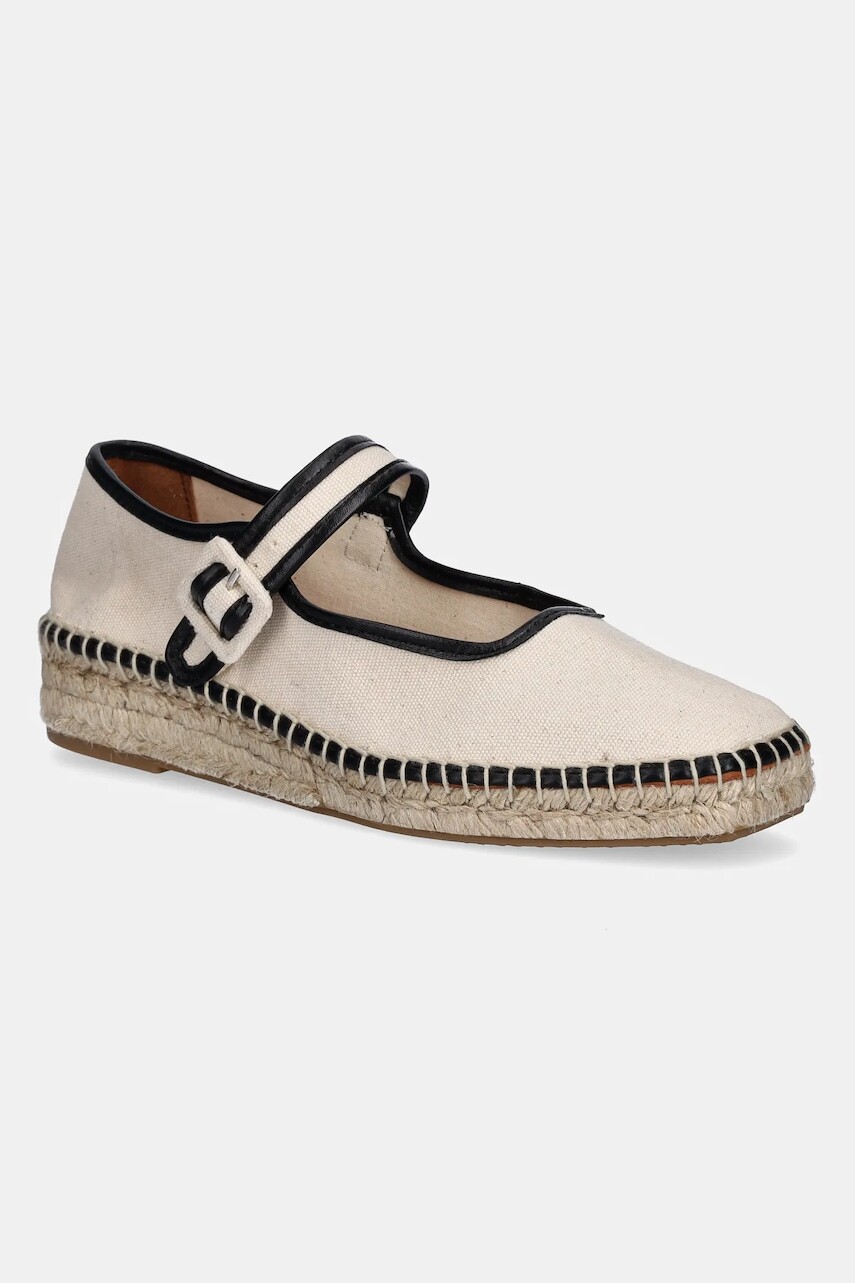 Espadrilky Billi Bi béžová farba, na platforme, A18600