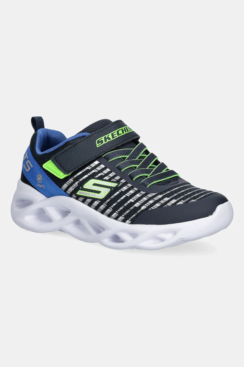 Detské tenisky Skechers TWISTY BRIGHTS šedá farba, 401650L