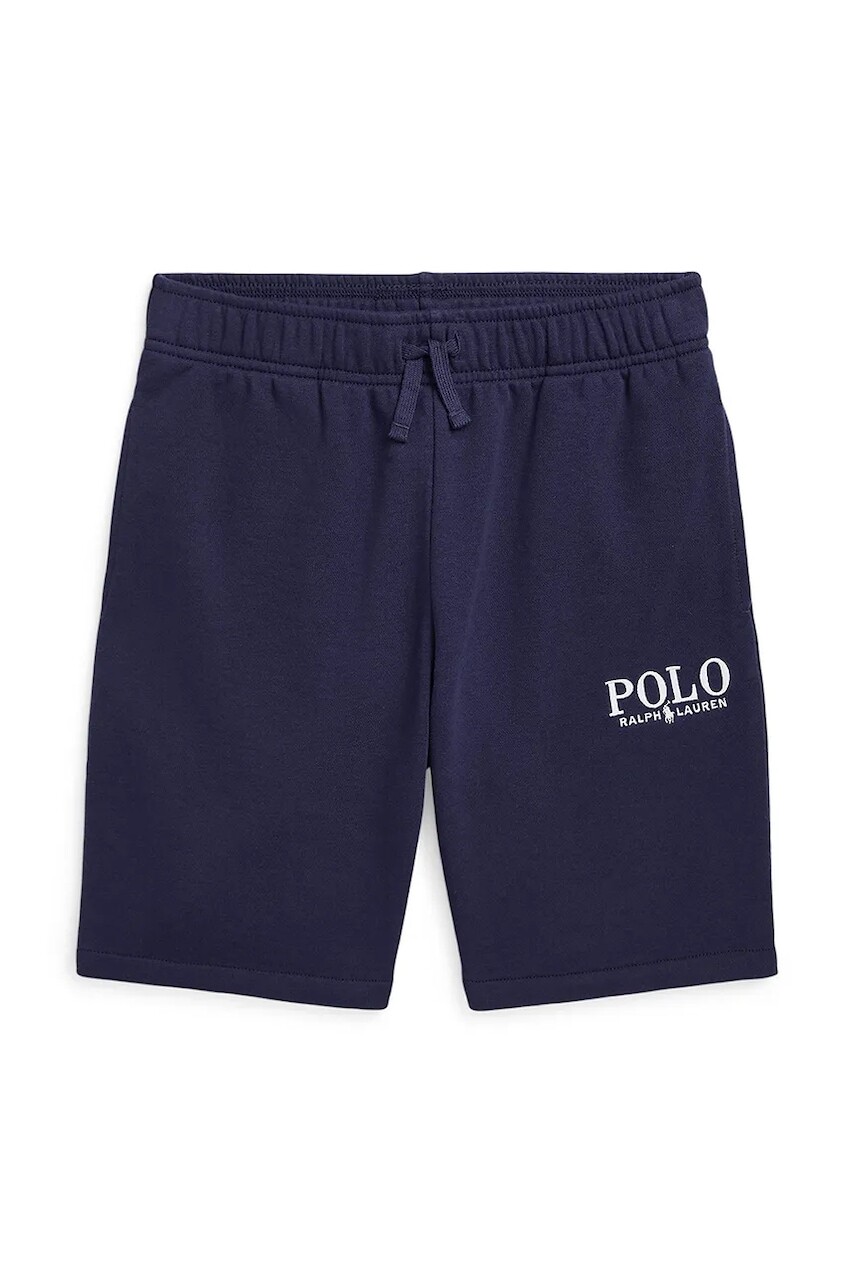 Detské krátke nohavice Polo Ralph Lauren tmavomodrá farba, 323969370001