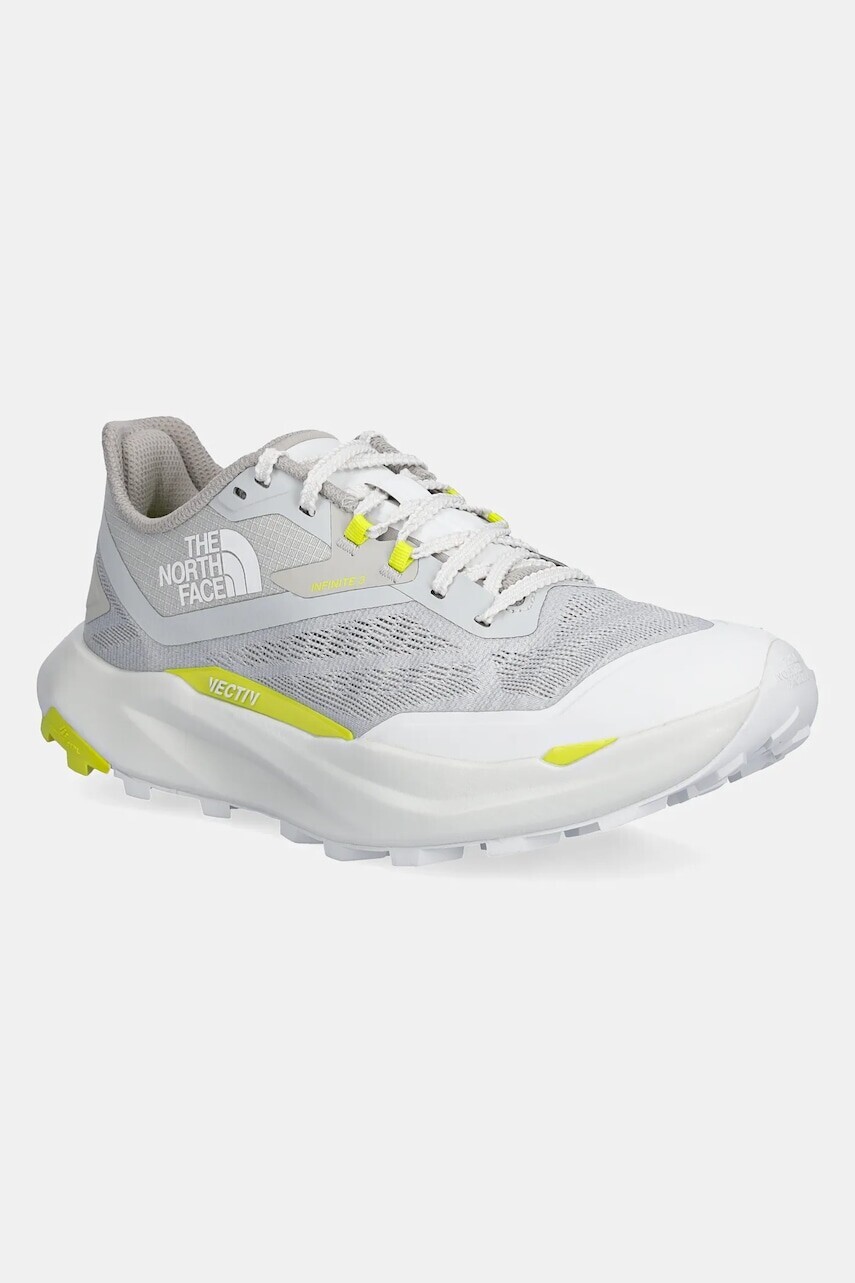 Topánky The North Face Vectiv Infinite 3 pánske, šedá farba, NF0A8AERCIW1