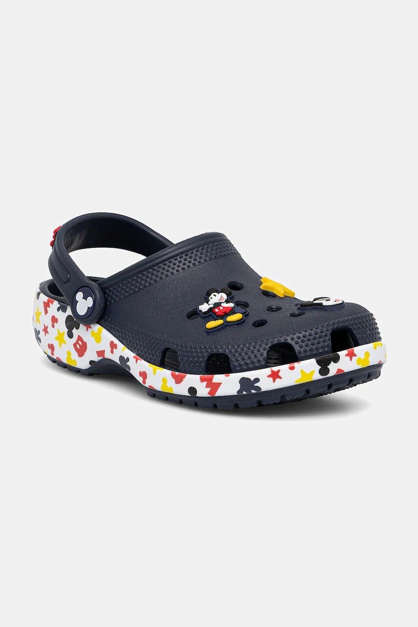 Detské šľapky Crocs CLASSIC MICKEY FRIENDS CLOG KIDS tmavomodrá farba, 211148