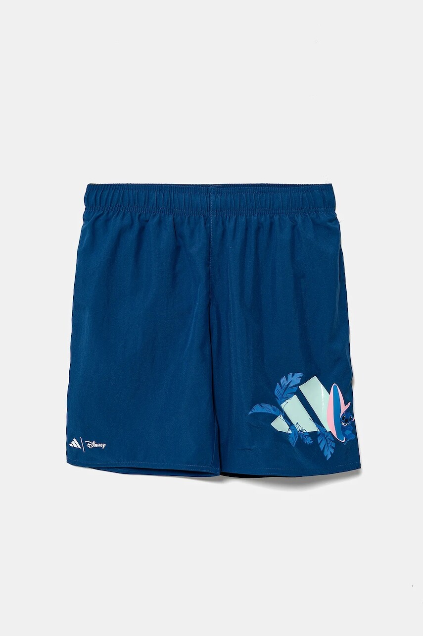 Detské plavkové šortky adidas Performance tmavomodrá farba, JF8441