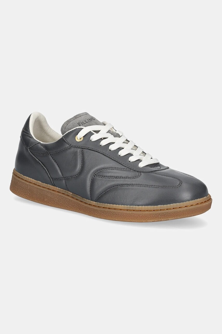 Kožené tenisky Filling Pieces Sprinter Fussquilt pánske, šedá farba, 68660061002