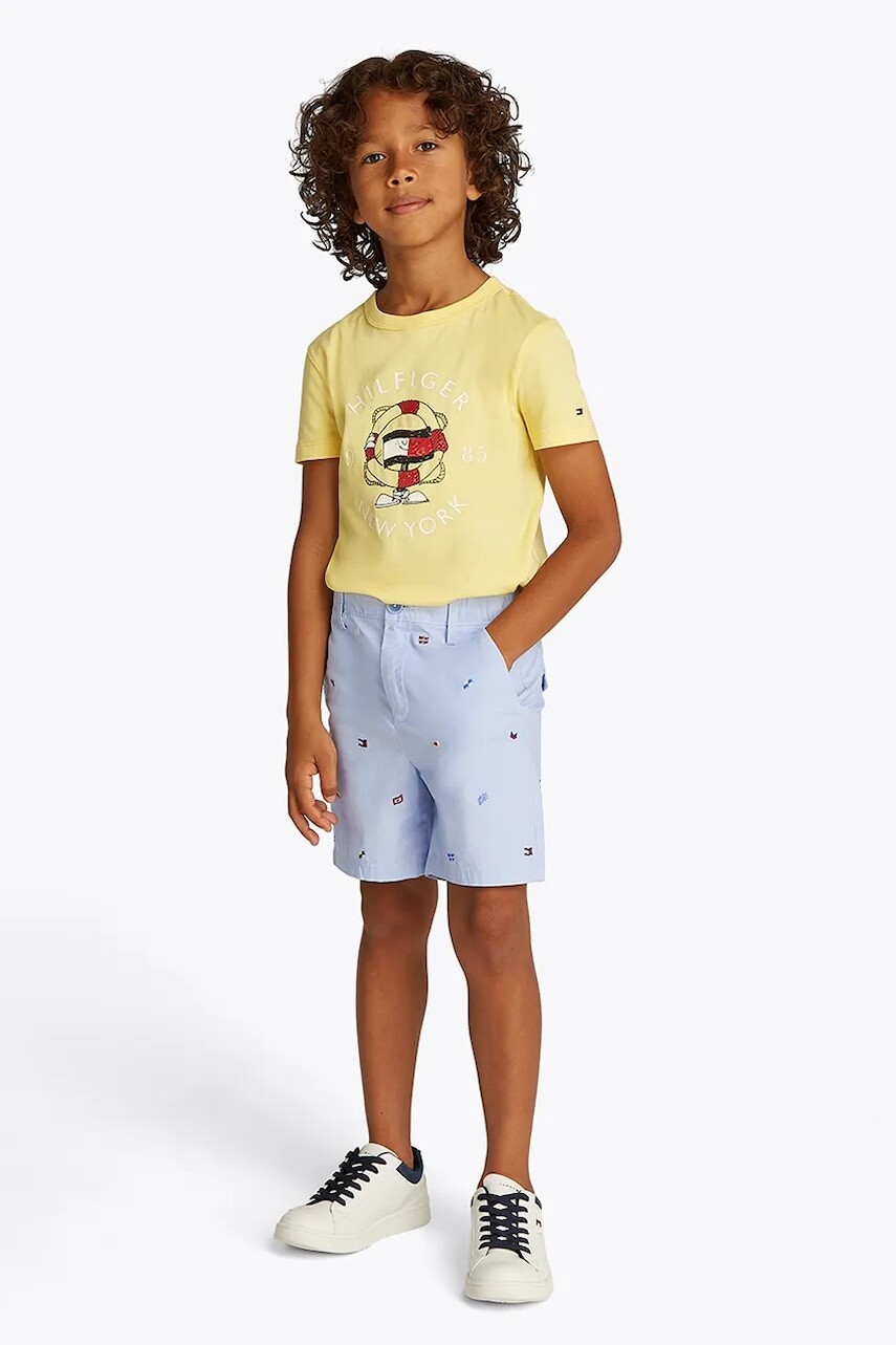 Detské krátke nohavice Tommy Hilfiger KB0KB09483