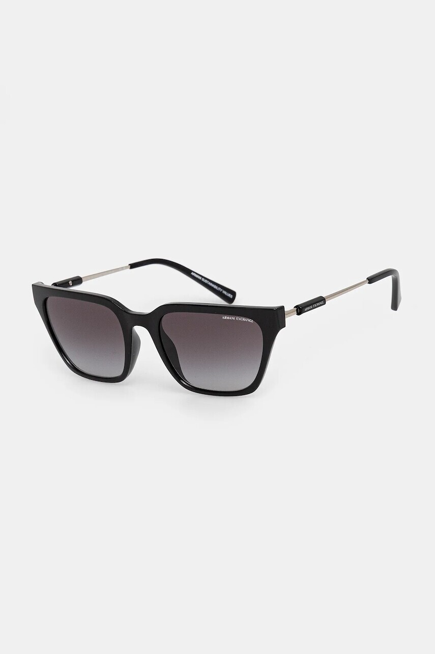 Slnečné okuliare Armani Exchange dámske, bordová farba, 0AX4158S