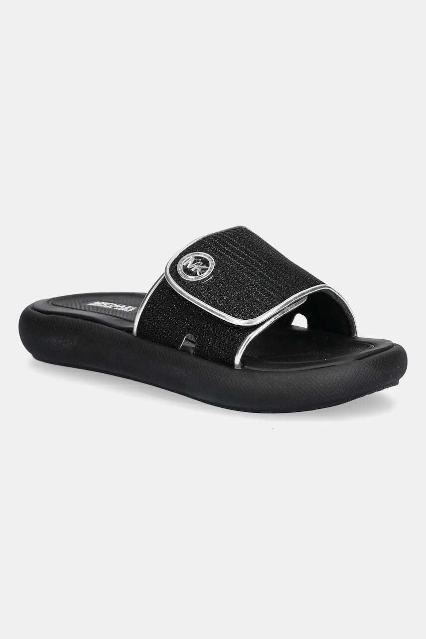 Šľapky Michael Kors RAELYNN DARBY čierna farba, MK01951001