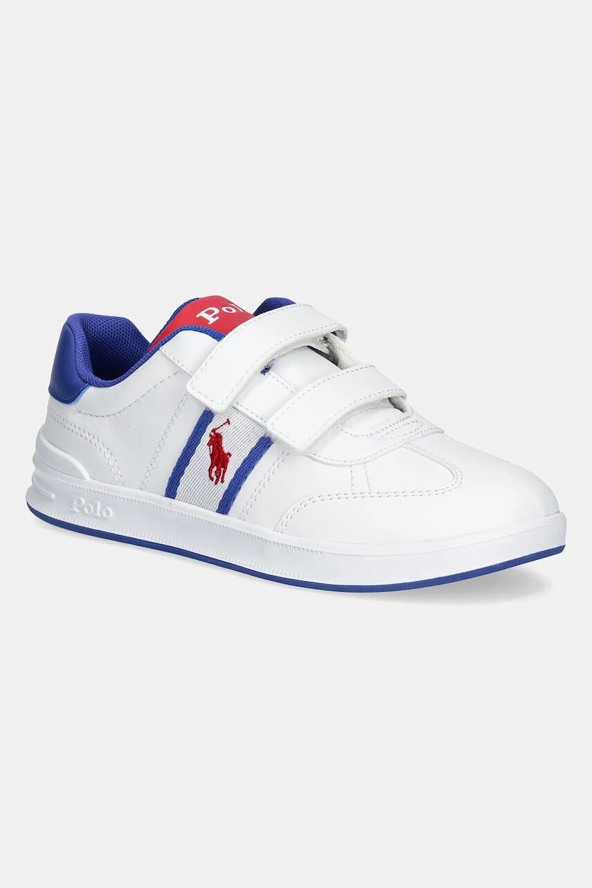 Topánky Polo Ralph Lauren HERITAGE COURT III T-TOE EZ biela farba, RL02476104