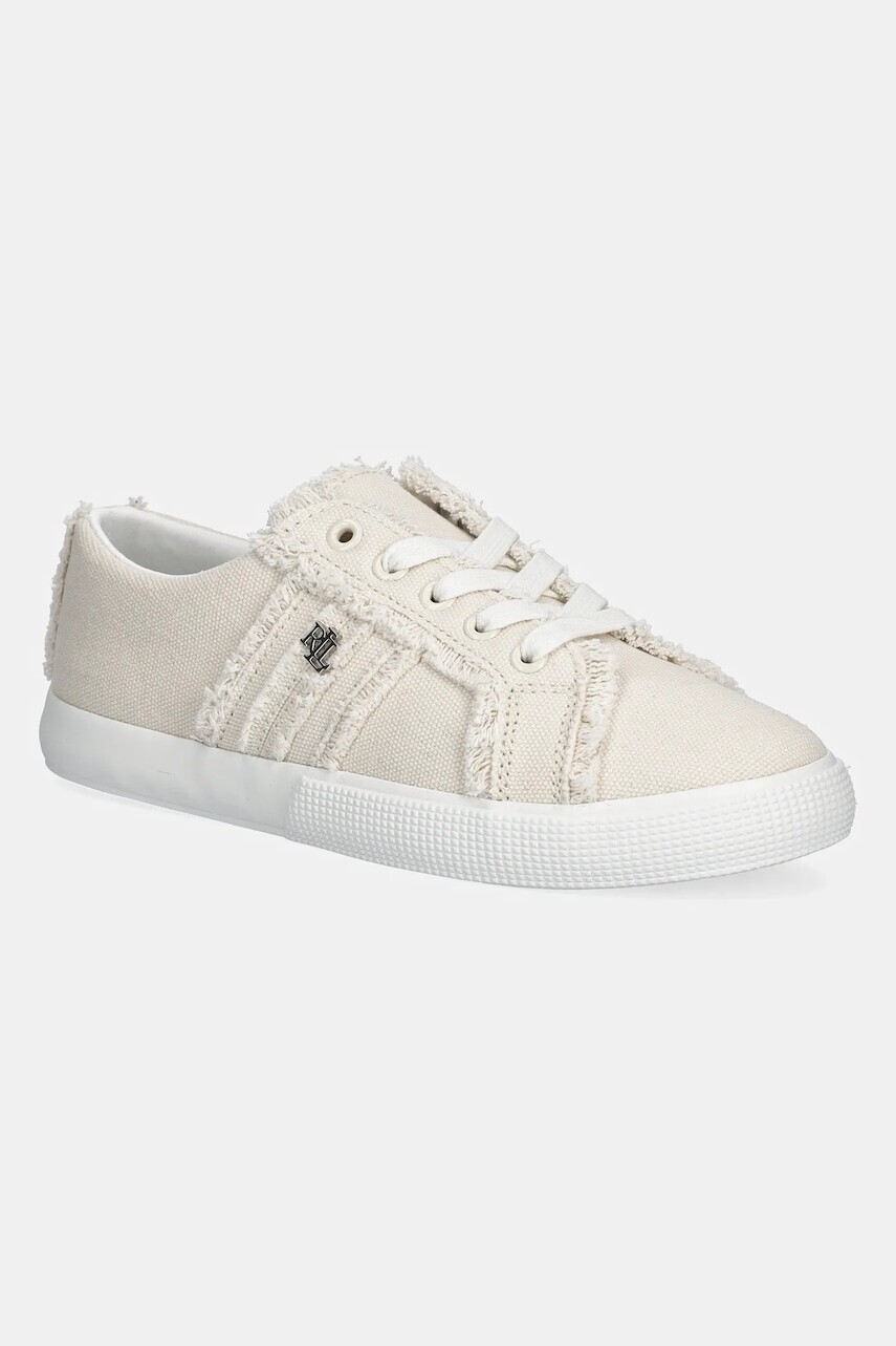 Tenisky Lauren Ralph Lauren Janson Fray béžová farba, 802967040001