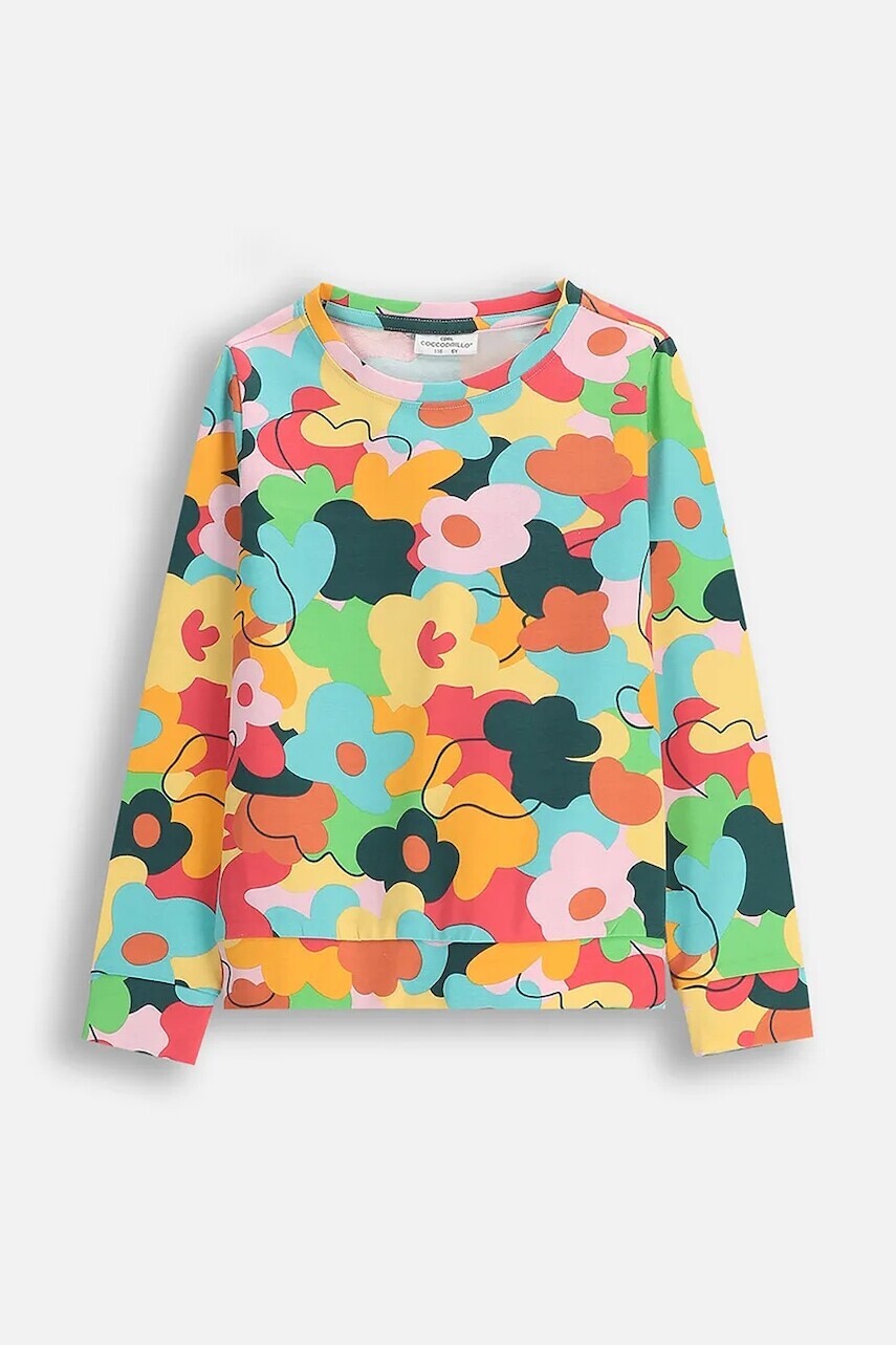 Detské tričko s dlhým rukávom Coccodrillo viac farieb, MAXITROPIC GIRL KIDS