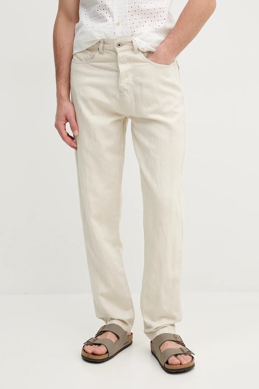 Džínsy s prímesou ľanu Pepe Jeans LOOSE JEANS NILS PM208027TC9
