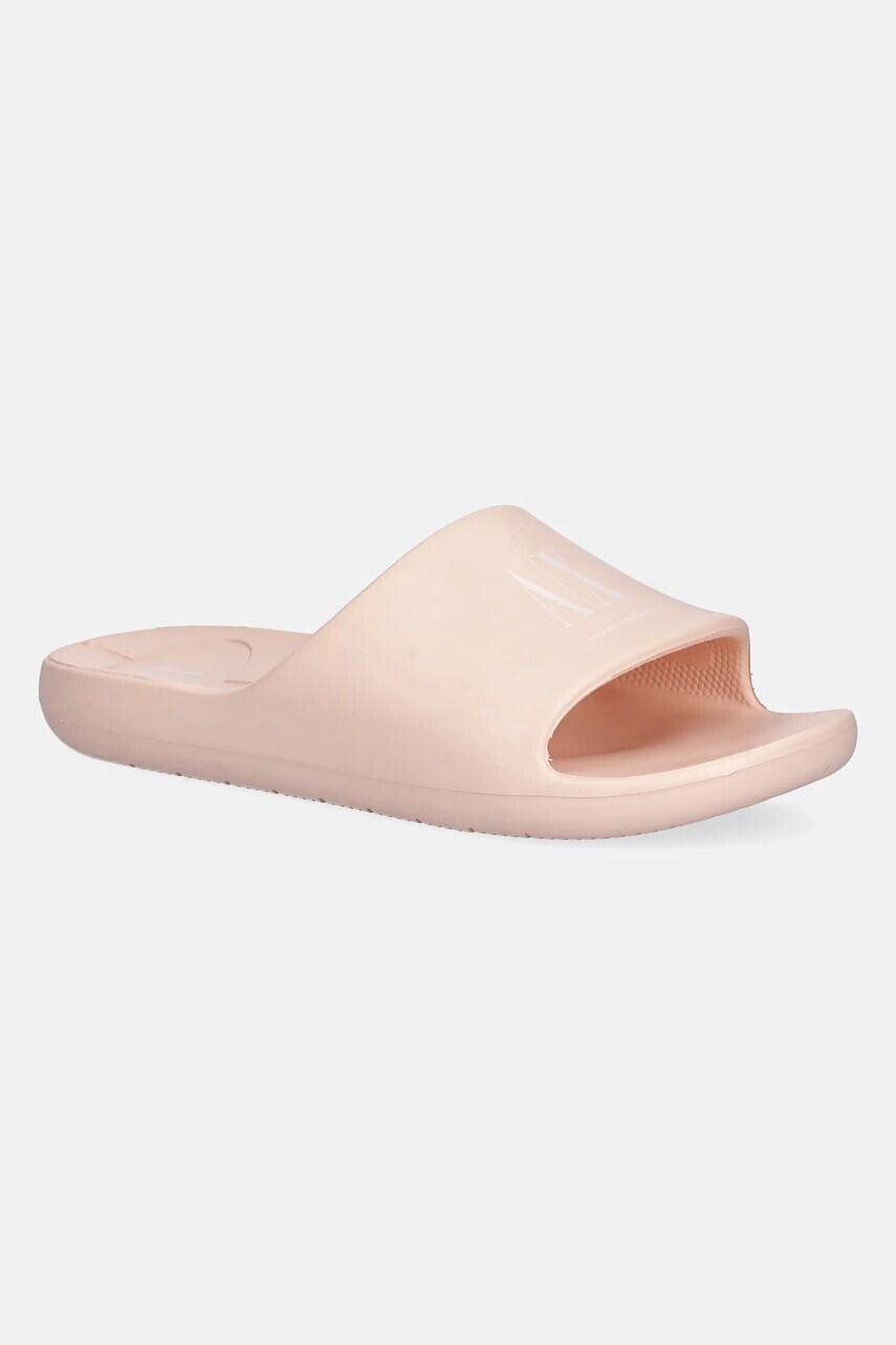 Šľapky Armani Exchange béžová farba, XDP038 XV703 U619
