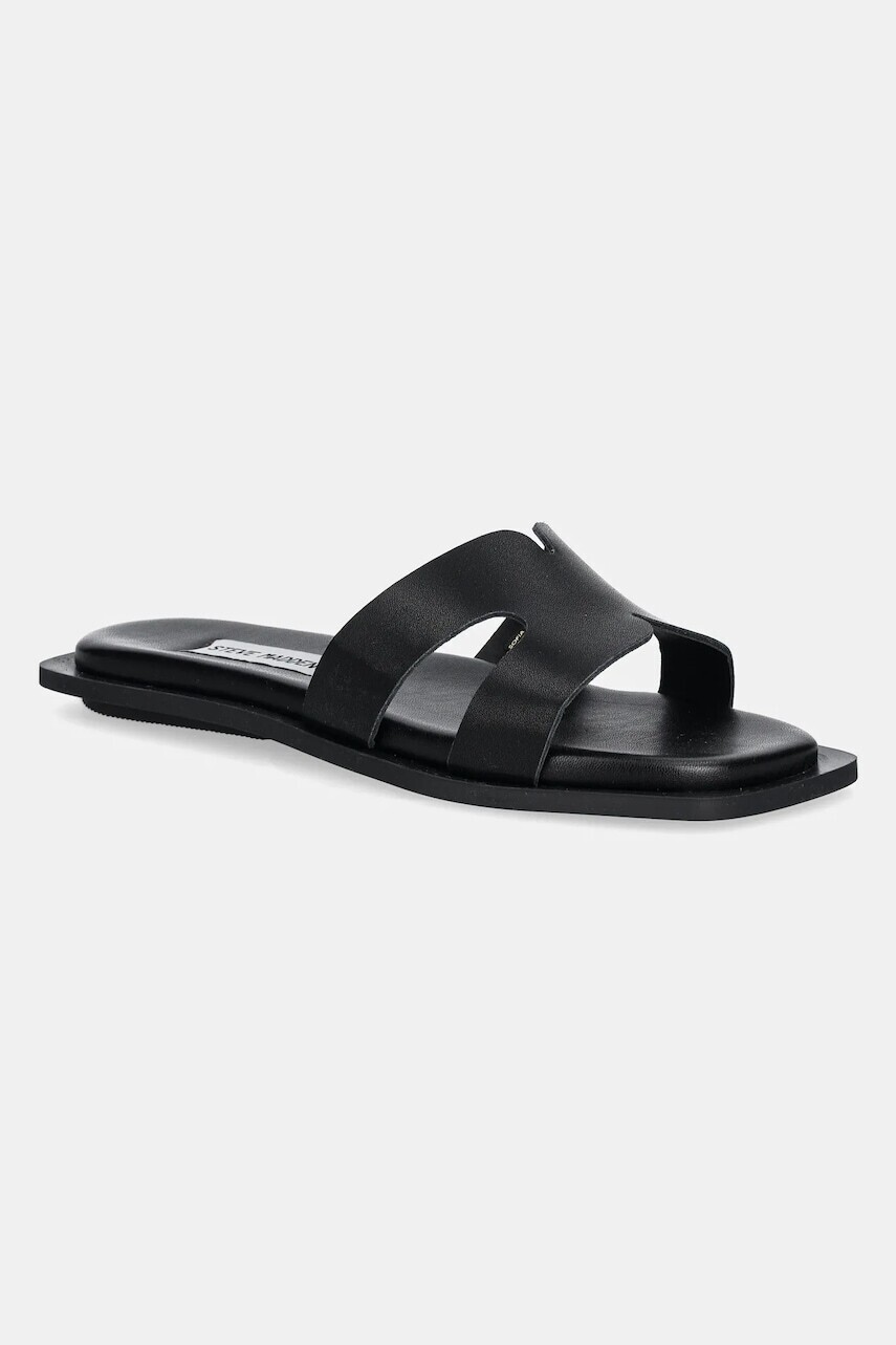 Kožené šľapky Steve Madden Sofia čierna farba, SM11003523