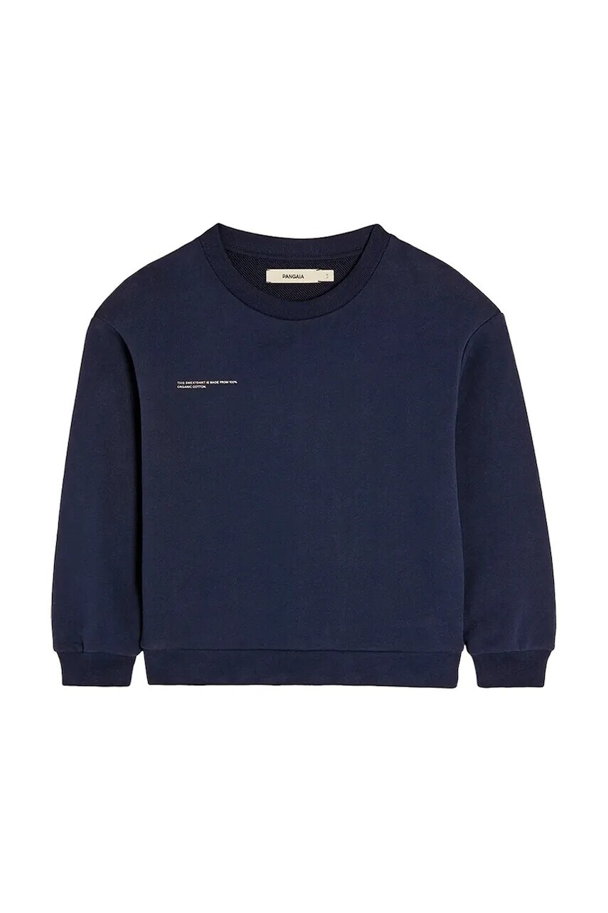 Mikina Pangaia KIDS' 365 MIDWEIGHT SWEATSHIRT tmavomodrá farba, 10000279