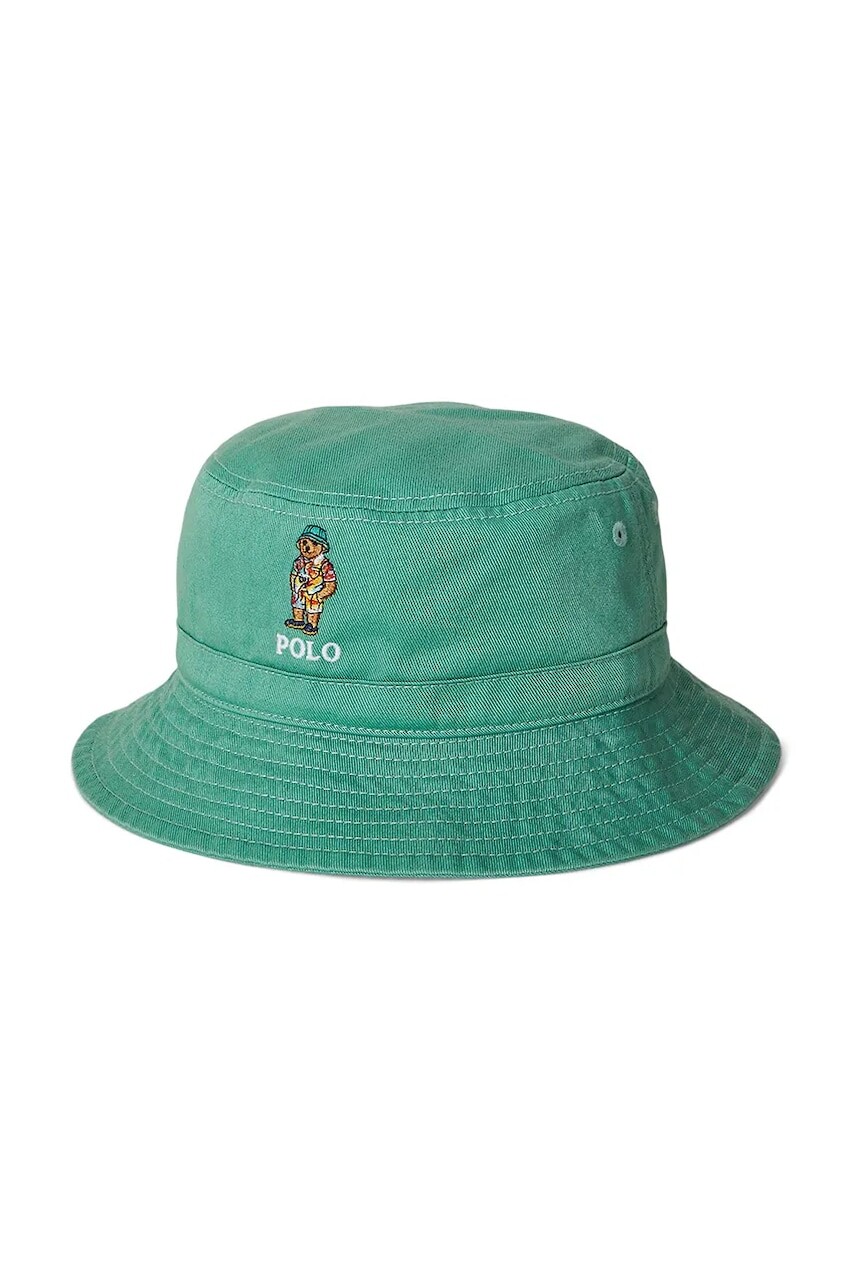 Klobúk Polo Ralph Lauren tyrkysová farba biela, 322935716002
