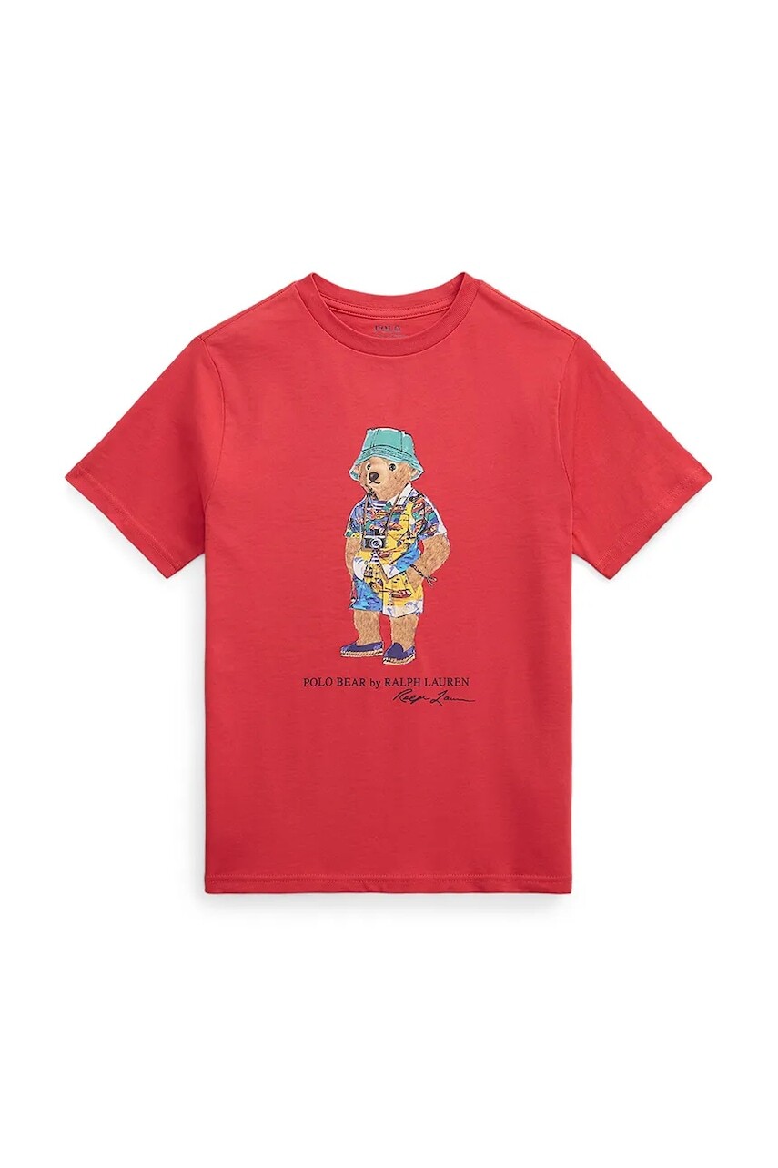 Tričko Polo Ralph Lauren červená farba, 323973122005