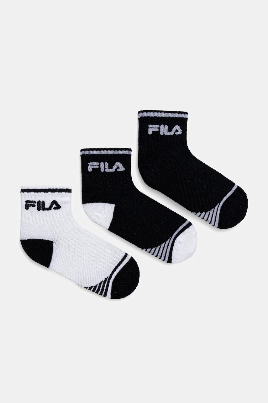 Detské ponožky Fila 3-pak tmavomodrá farba, F2105