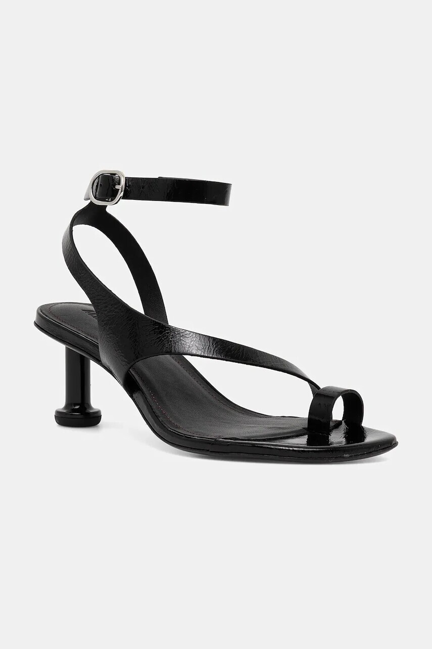 Kožené sandále Alohas Miquela čierna farba, S100792-01