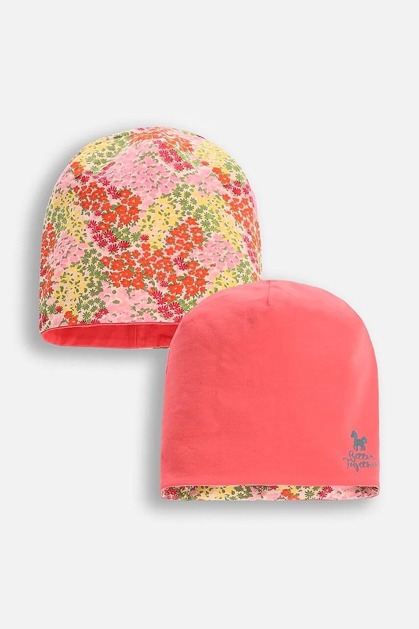 Čiapka Coccodrillo viac farieb biela, z tenkej pleteniny, bavlnené, ACCESSORIES SPRING GIRL